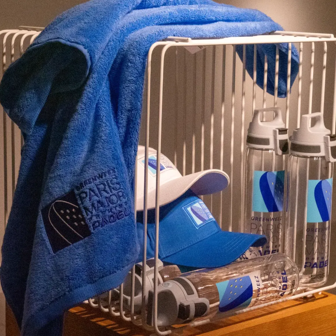 Roland-Garros Bath Linen|Household Linen|2024 Paris Major Padel player towel - Blue