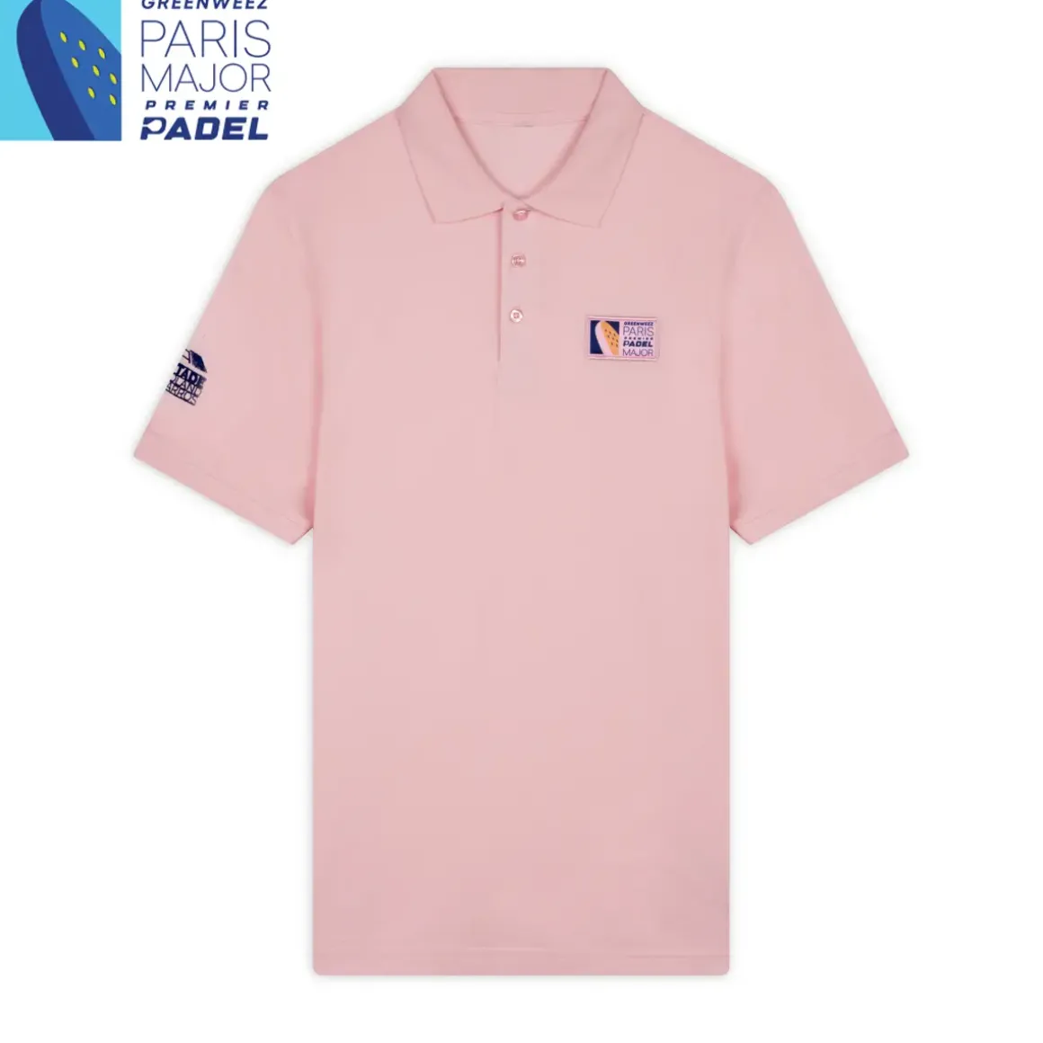 Roland-Garros Polos|2023 Paris Major Premier Padel polo shirt - Pink