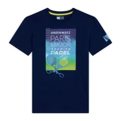 Roland-Garros T-shirts & Tank Tops|T-shirts|2024 Paris Padel Major shirt unisex - Navy