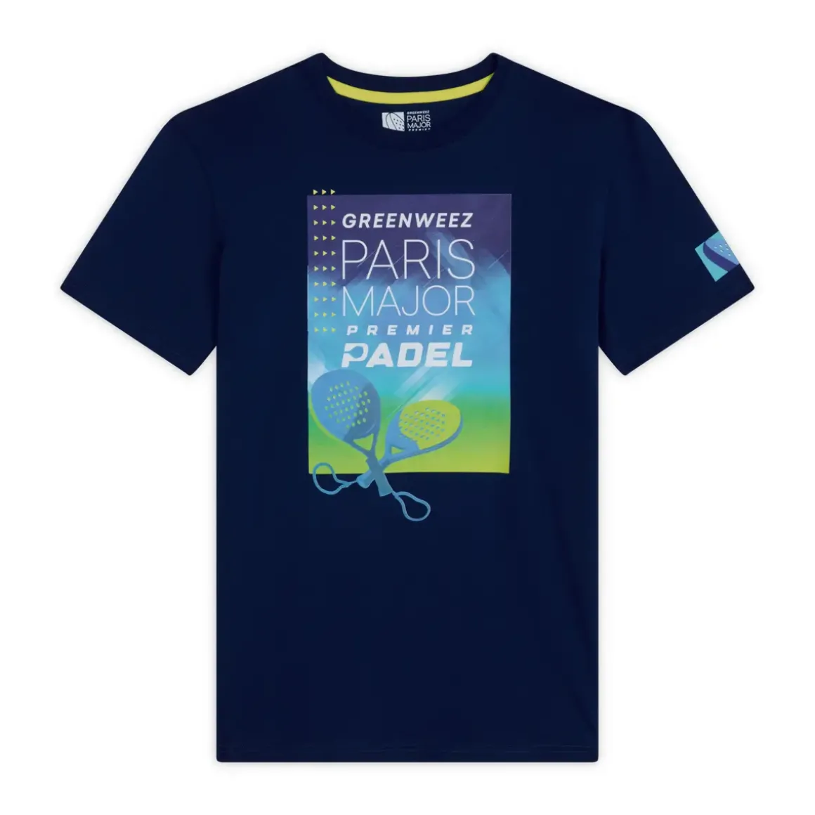 Roland-Garros T-shirts & Tank Tops|T-shirts|2024 Paris Padel Major shirt unisex - Navy