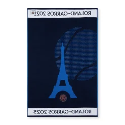 Roland-Garros Bath Linen|Household Linen|2025 Official Unisex Player Towel - Navy