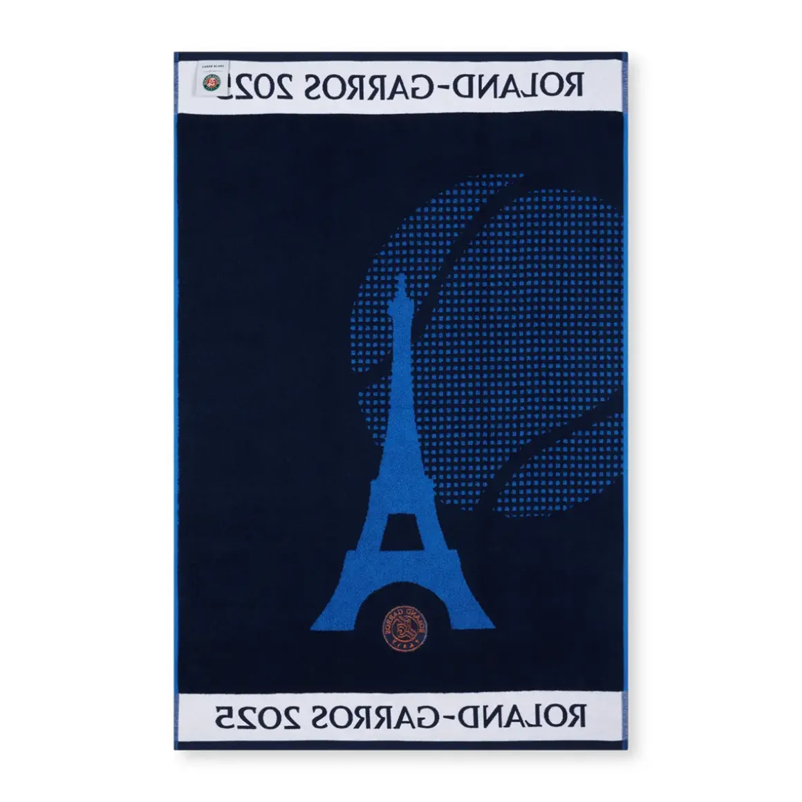 Roland-Garros Bath Linen|Household Linen|2025 Official Unisex Player Towel - Navy