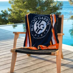 Roland-Garros Bath Linen|Household Linen|2024 Official Unisex Player Towel - Navy
