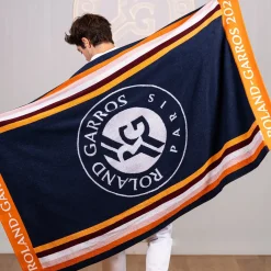 Roland-Garros Bath Linen|Household Linen|2024 Player Beach Towel - Navy