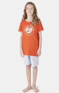 Roland-Garros Boys Outfit|Arthur x "Court" Pyjamas for Boys - Clay Court