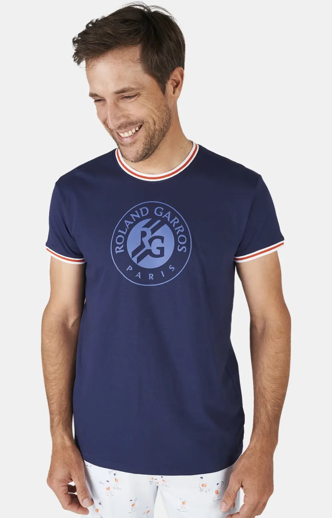 Roland-Garros Trousers & Shorts|T-shirts|Arthur x Men's Short Pyjamas - Navy
