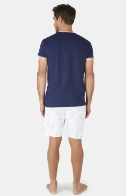 Roland-Garros Trousers & Shorts|T-shirts|Arthur x Men's Short Pyjamas - Navy