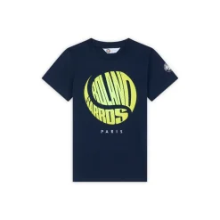 Roland-Garros Boys Outfit|Ball t-shirt boy - Navy Blue