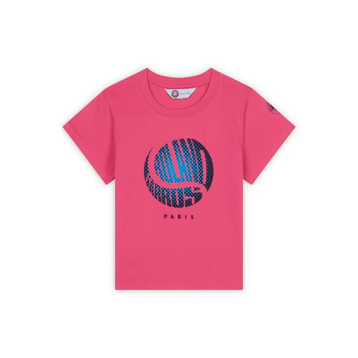 Roland-Garros Girls Outfit|Ball t-shirt girl - Pink