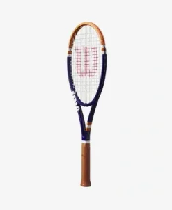 Roland-Garros Tennis Racket|Tennis Rackets|Blade 98 V8 (16x19) Wilson x Roland-Garris tennis racket - Navy and Clay