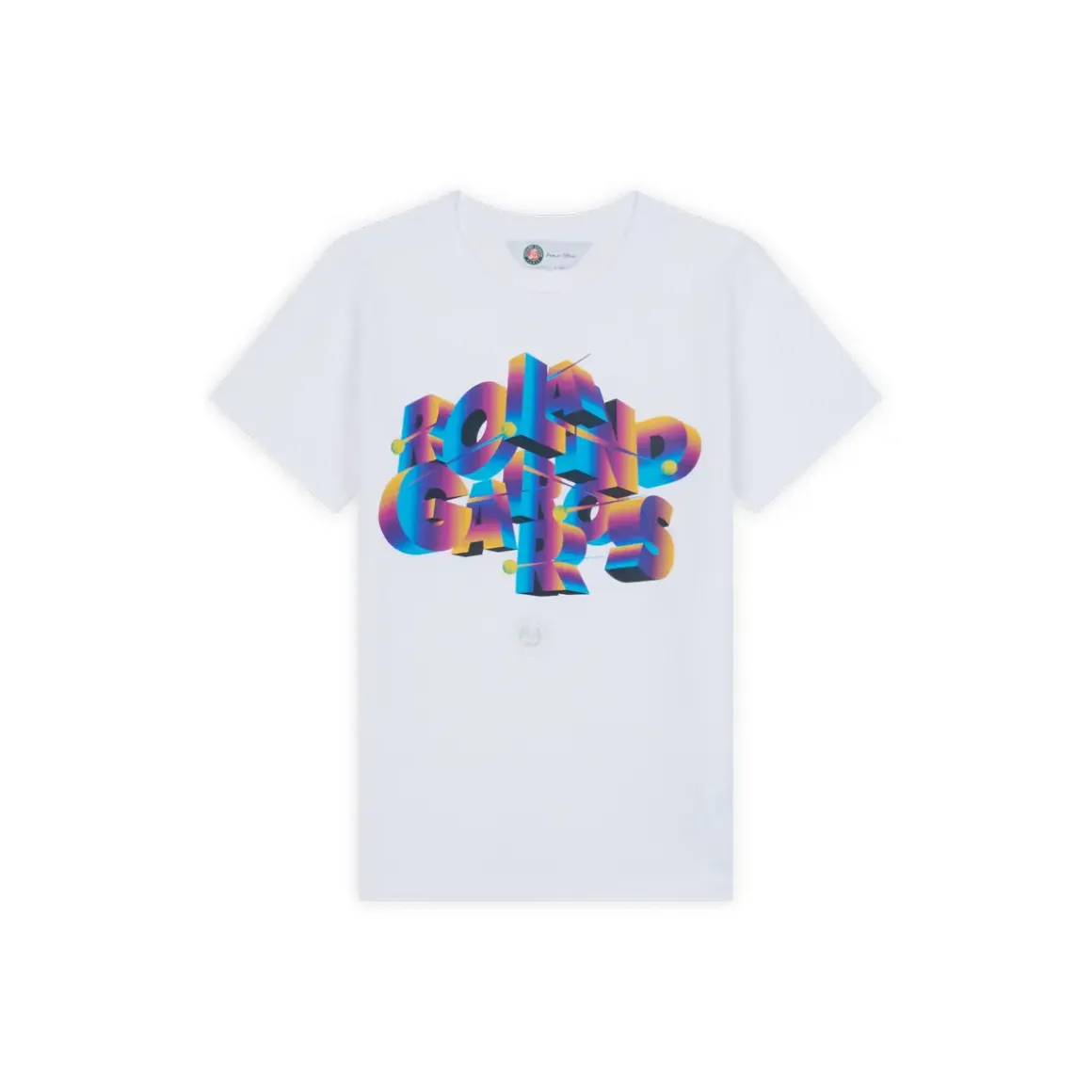 Roland-Garros Boys Outfit|Boy signature t-shirt - White