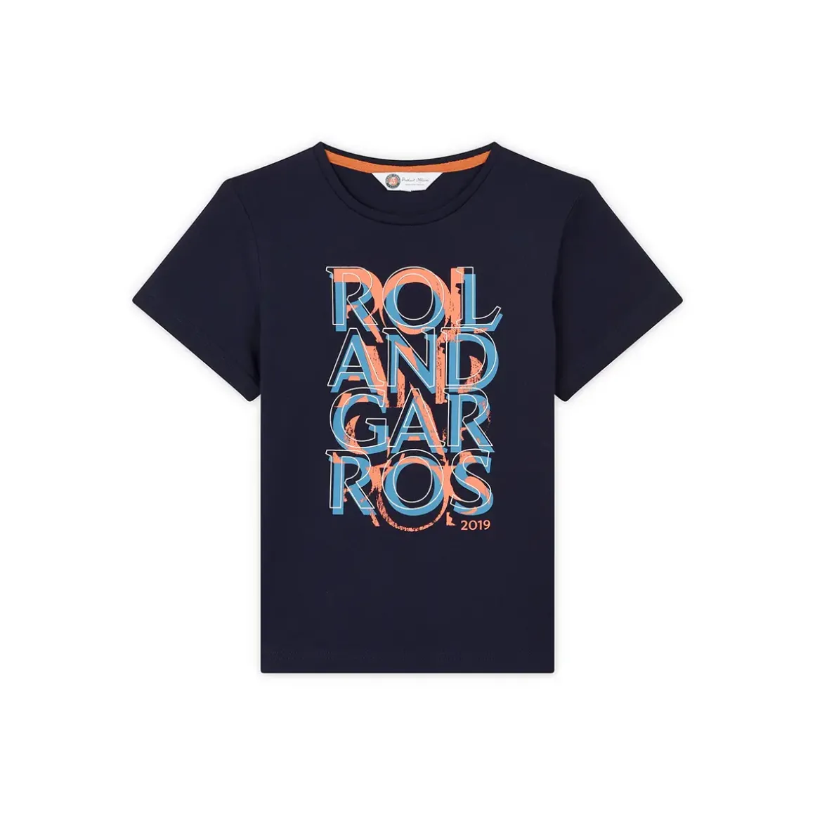 Roland-Garros Boys Outfit|Boy's 2019 logo T-shirt - navy blue