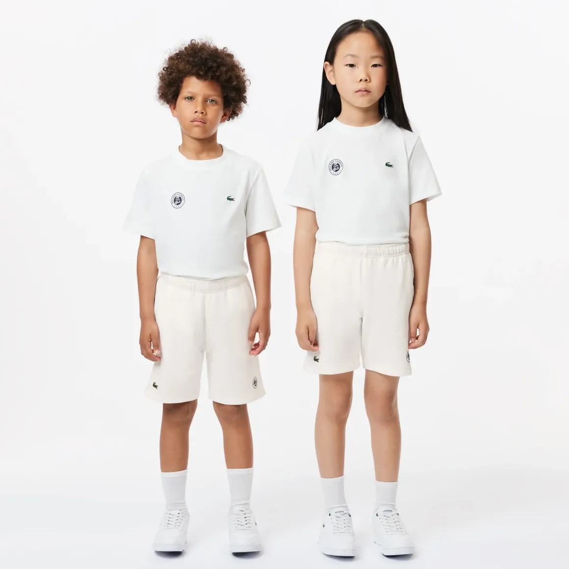 Roland-Garros Girls Outfit|Boys Outfit|Boys’ Lacoste Sport Roland Garros Edition Organic Cotton Shorts