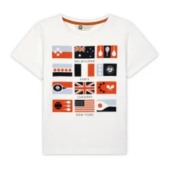 Roland-Garros Boys Outfit|Boy's Roland Garros "Grand Slam" T-shirt - white