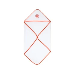Roland-Garros Bath Linen|Accessories|Carré Blanc x cotton baby bath cape - White