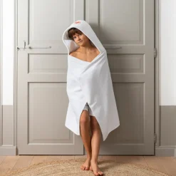 Roland-Garros Bath Linen|Accessories|Carré Blanc x baby hooded towel - white
