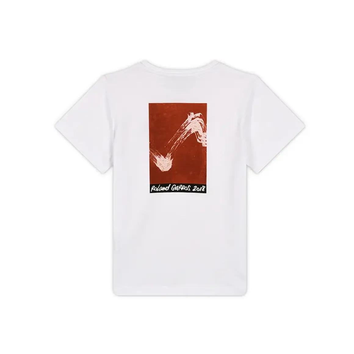Roland-Garros Boys Outfit|Children's 2018 poster T-shirt with tricolor logo - white