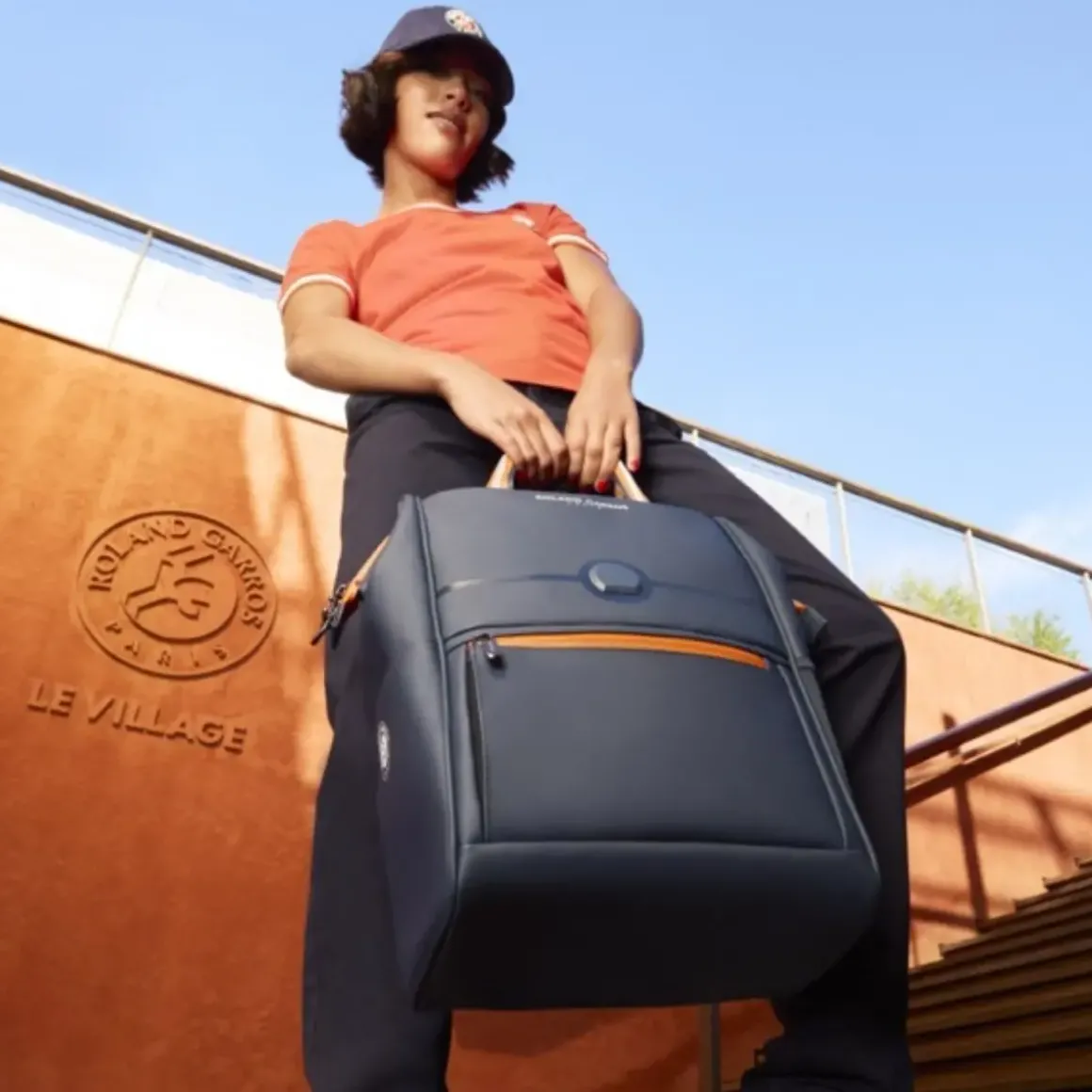 Roland-Garros Luggage|Bags|Delsey x Back Pack - Navy