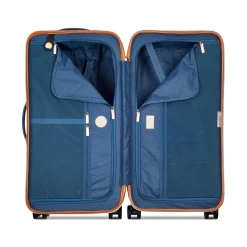 Roland-Garros Luggage|Delsey x (80cm) Checked Trunk Suitcase - Navy