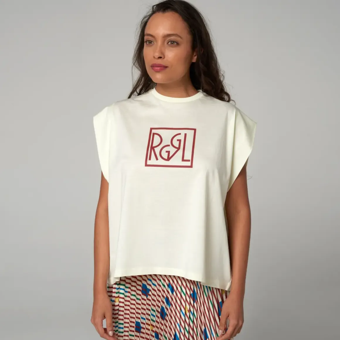 Roland-Garros T-shirts & Tank Tops|Galeries Lafayette for T-shirt - Ecru