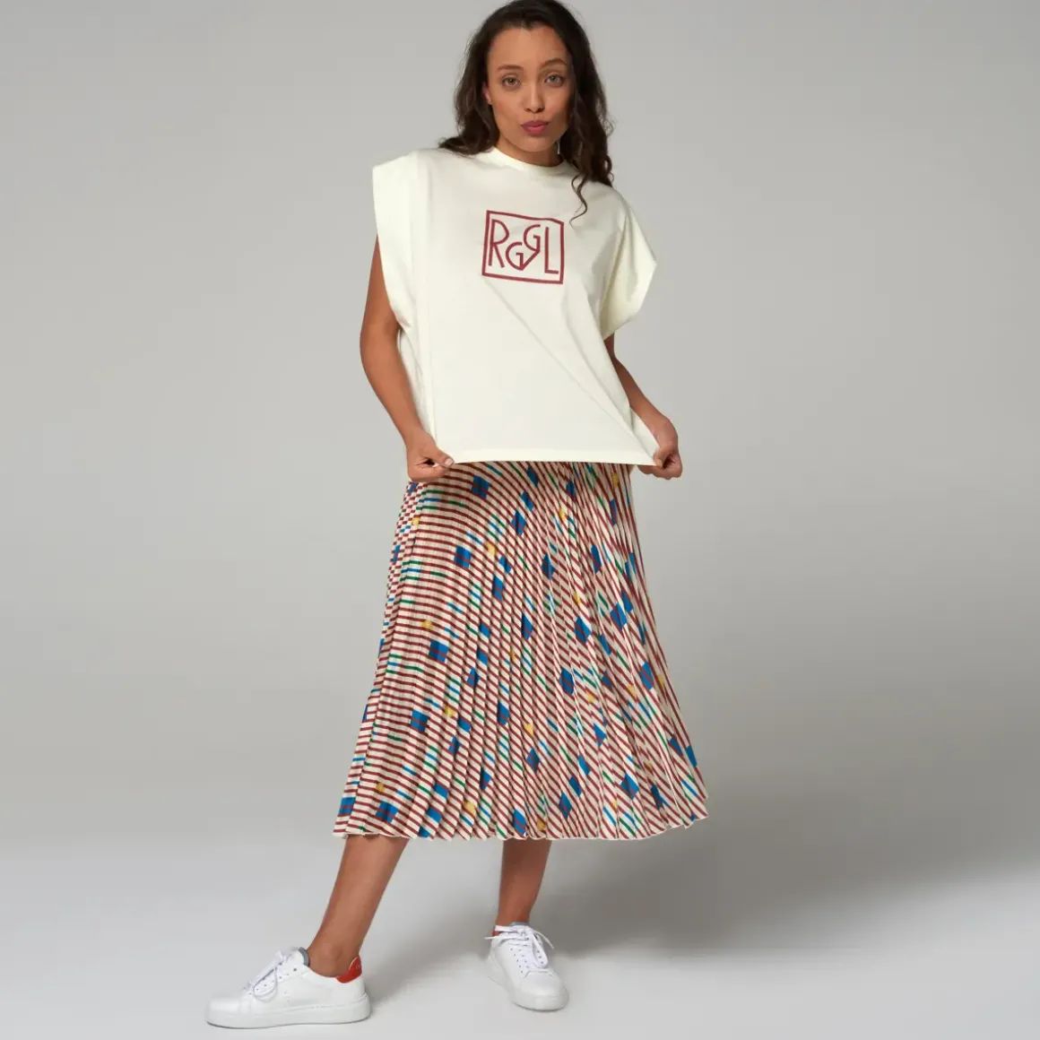 Roland-Garros T-shirts & Tank Tops|Galeries Lafayette for T-shirt - Ecru