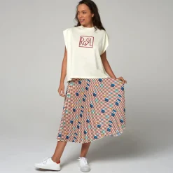Roland-Garros T-shirts & Tank Tops|Galeries Lafayette for T-shirt - Ecru