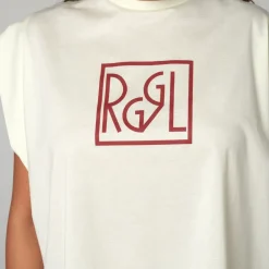 Roland-Garros T-shirts & Tank Tops|Galeries Lafayette for T-shirt - Ecru