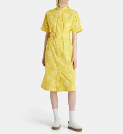 Roland-Garros Skirts, Dresses & Trousers|Galeries Lafayette x Women's Sun Dress - Yellow