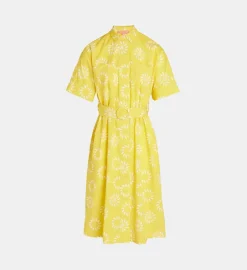 Roland-Garros Skirts, Dresses & Trousers|Galeries Lafayette x Women's Sun Dress - Yellow
