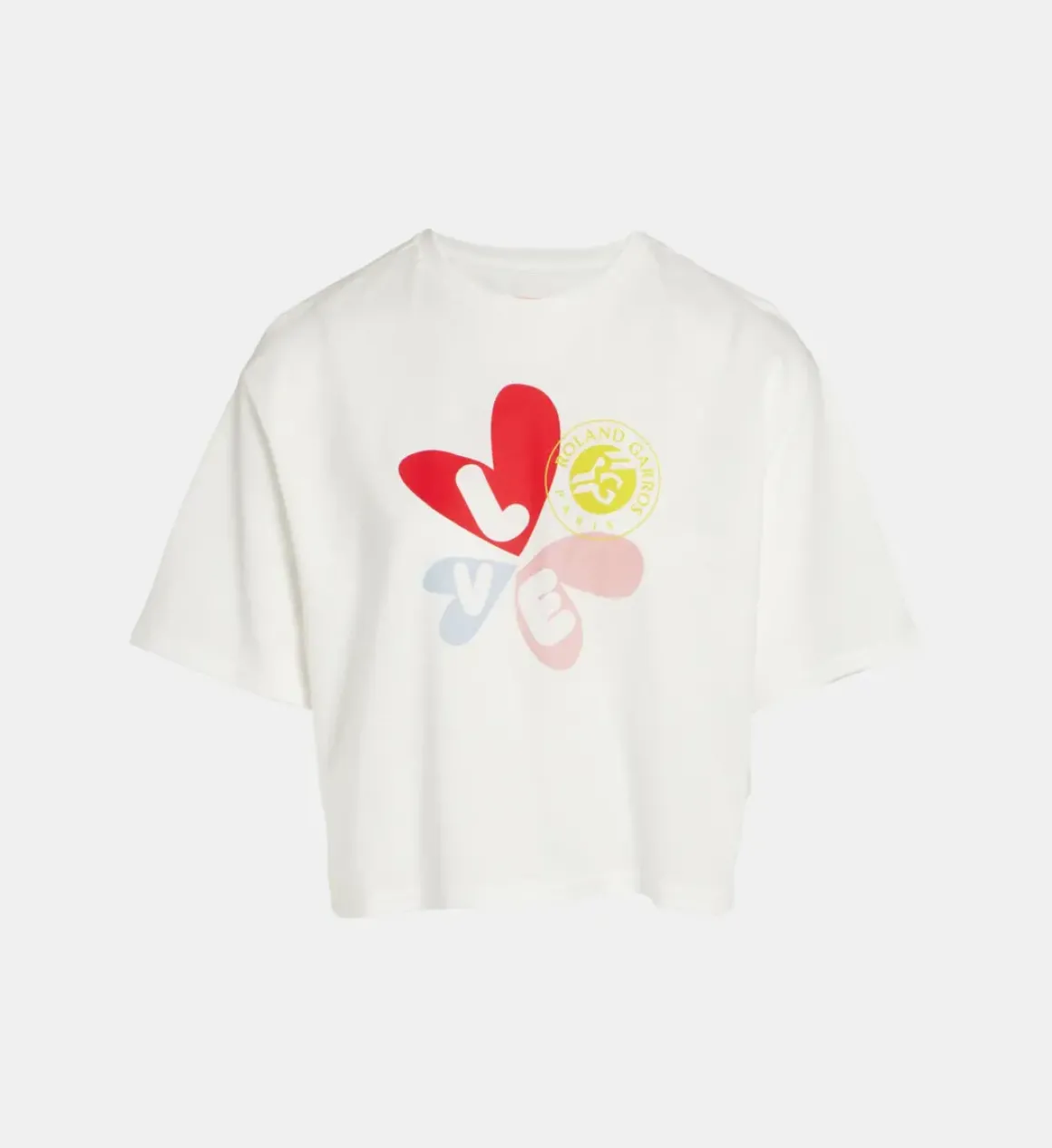 Roland-Garros T-shirts & Tank Tops|Galeries Lafayette x Women's T-Shirt - White