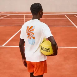 Roland-Garros T-shirts|Galeries Lafayette x Men's Sun T-Shirt - White