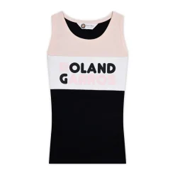 Roland-Garros Girls Outfit|Girl round neck tank top - pink