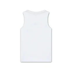 Roland-Garros Girls Outfit|Girl's crew neck tank terry embroidery - white