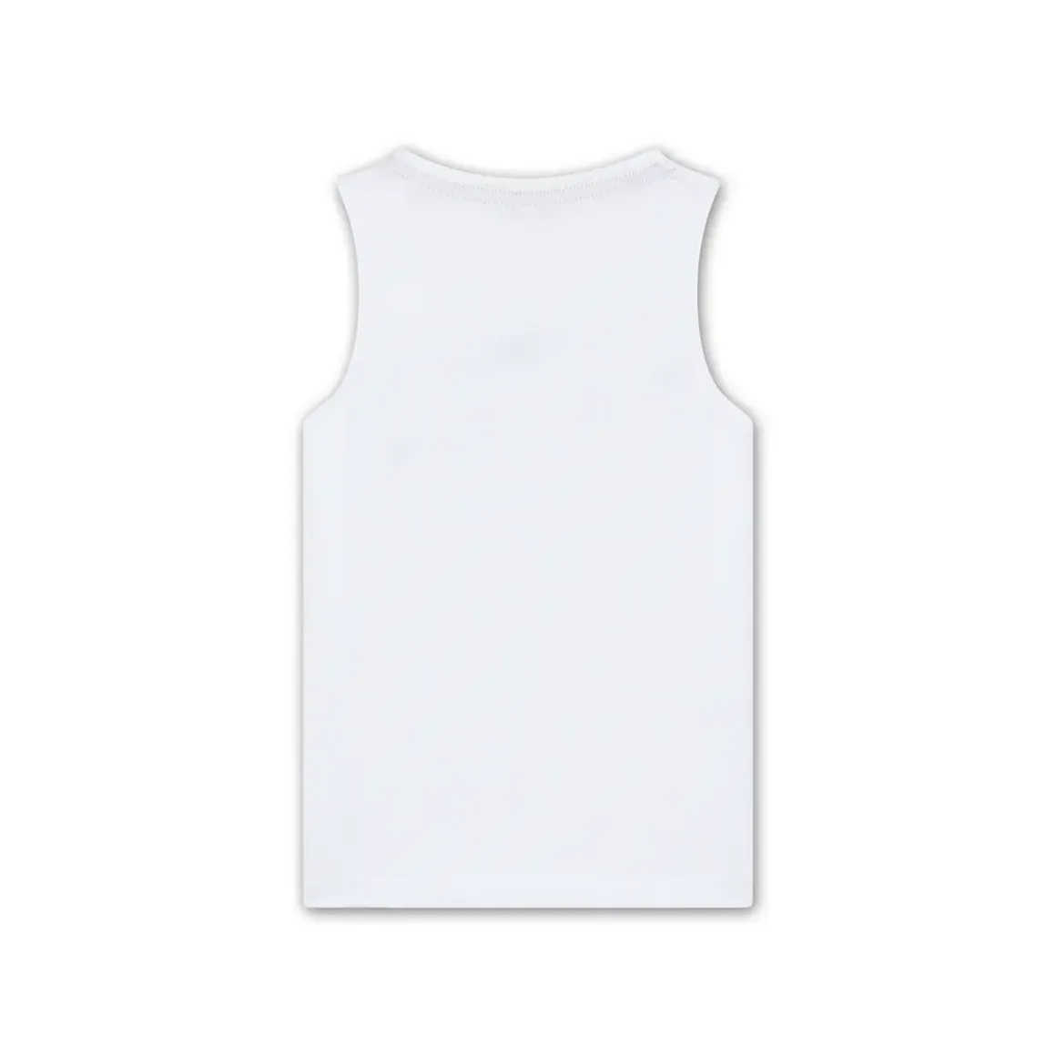 Roland-Garros Girls Outfit|Girl's crew neck tank terry embroidery - white