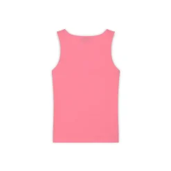 Roland-Garros Girls Outfit|Girls' tone on tone tank top with pink printed glitter logo - pink