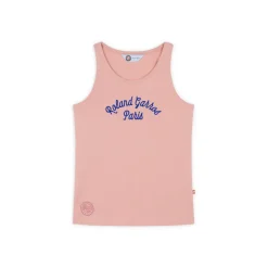 Roland-Garros Girls Outfit|Girl's Stripes tank top - Pink