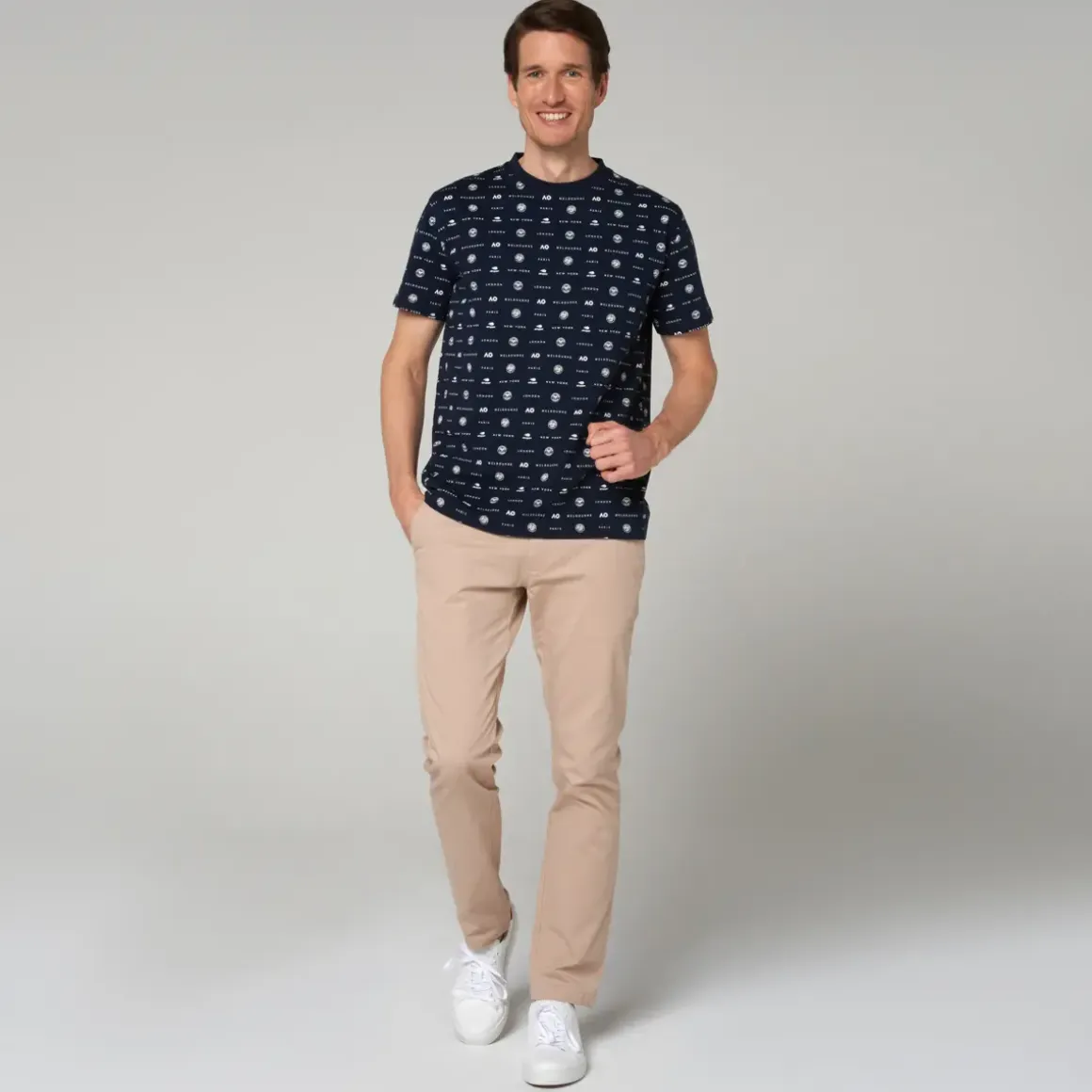 Roland-Garros T-shirts|Grand Slam man t-shirt - Navy