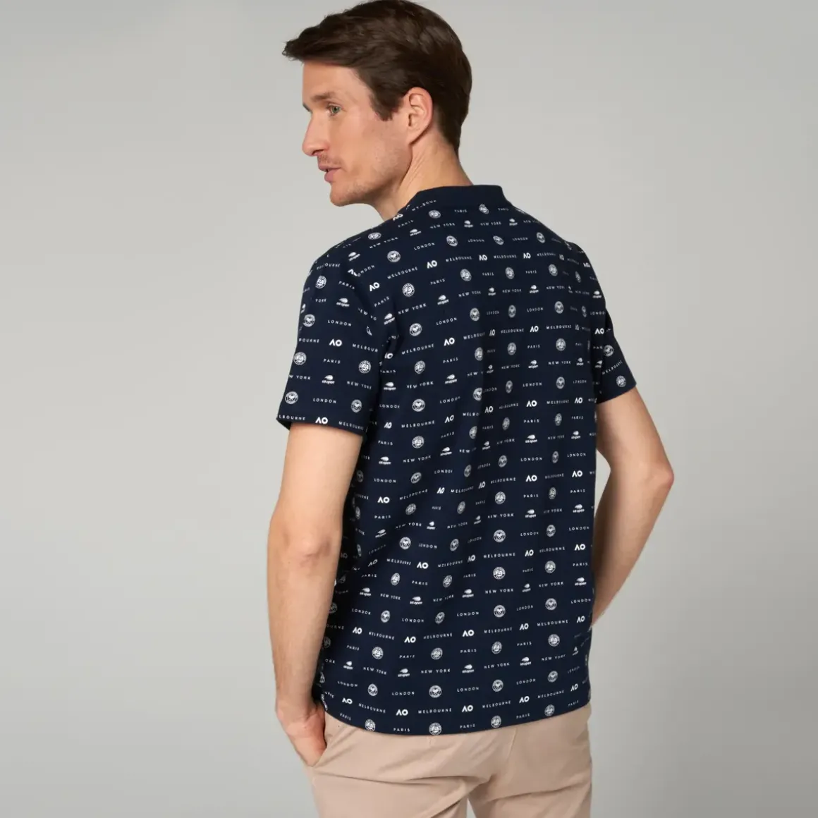 Roland-Garros T-shirts|Grand Slam man t-shirt - Navy
