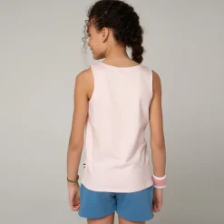 Roland-Garros Girls Outfit|Gril's Roland Garros logo round neck tank top - pink