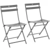 Roland-Garros Furnitures|Hespéride for set of 2 chairs - Grey