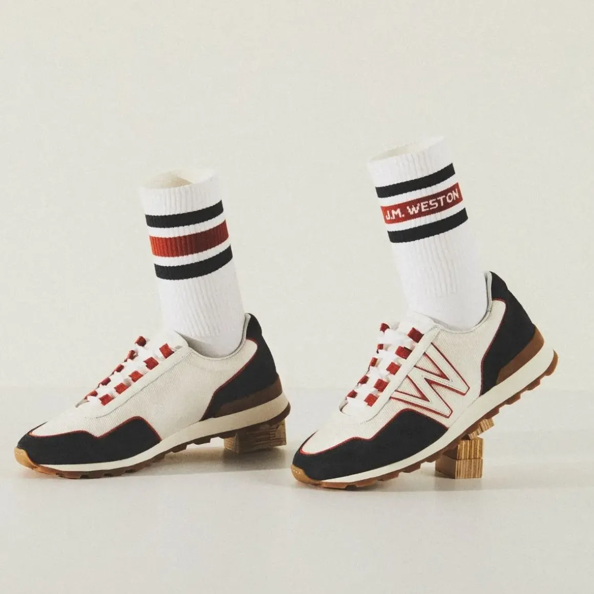 Roland-Garros Shoes & Socks|Women Shoes|J.M Weston x Unisex OMW Sneaker - Navy
