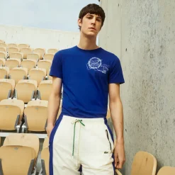 Roland-Garros T-shirts|Lacoste for man t-shirt - Blue