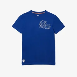 Roland-Garros T-shirts|Lacoste for man t-shirt - Blue