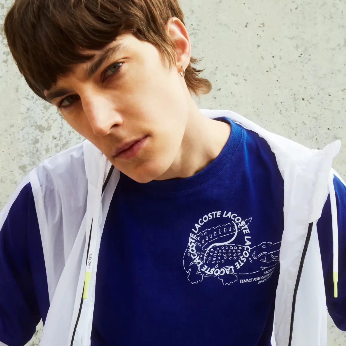 Roland-Garros T-shirts|Lacoste for man t-shirt - Blue