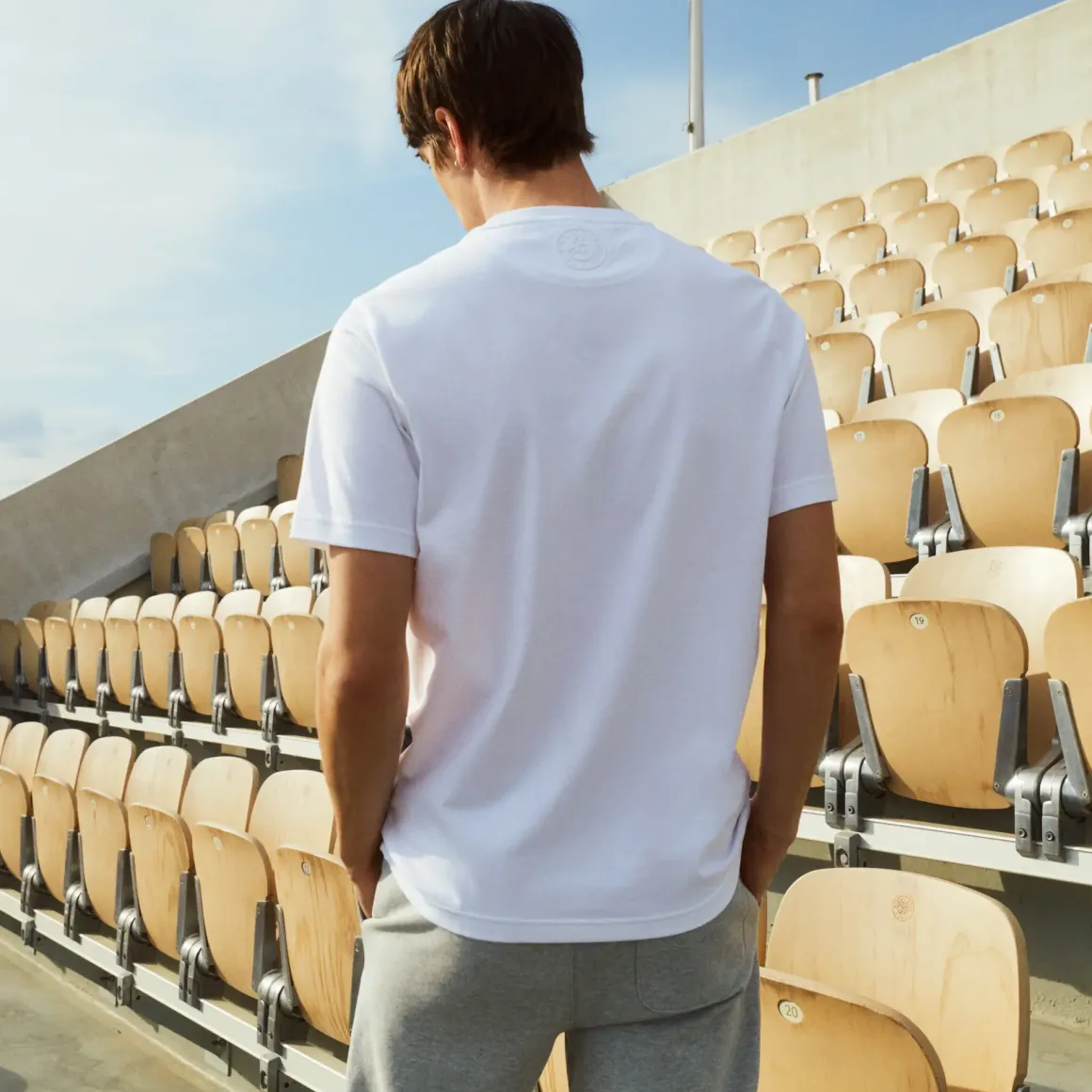 Roland-Garros T-shirts|Lacoste for man t-shirt - White