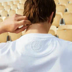 Roland-Garros T-shirts|Lacoste for man t-shirt - White