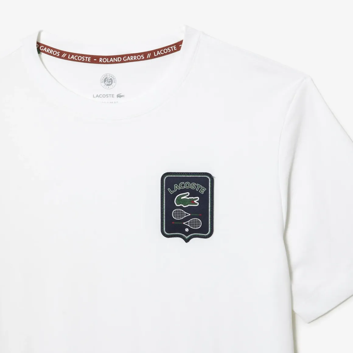 Roland-Garros T-shirts|Lacoste for Man T-shirt - White