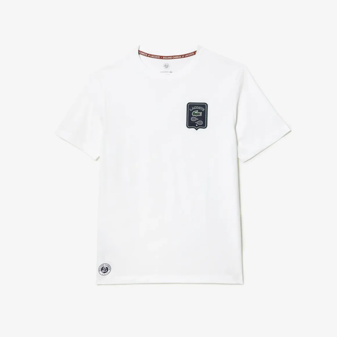 Roland-Garros T-shirts|Lacoste for Man T-shirt - White