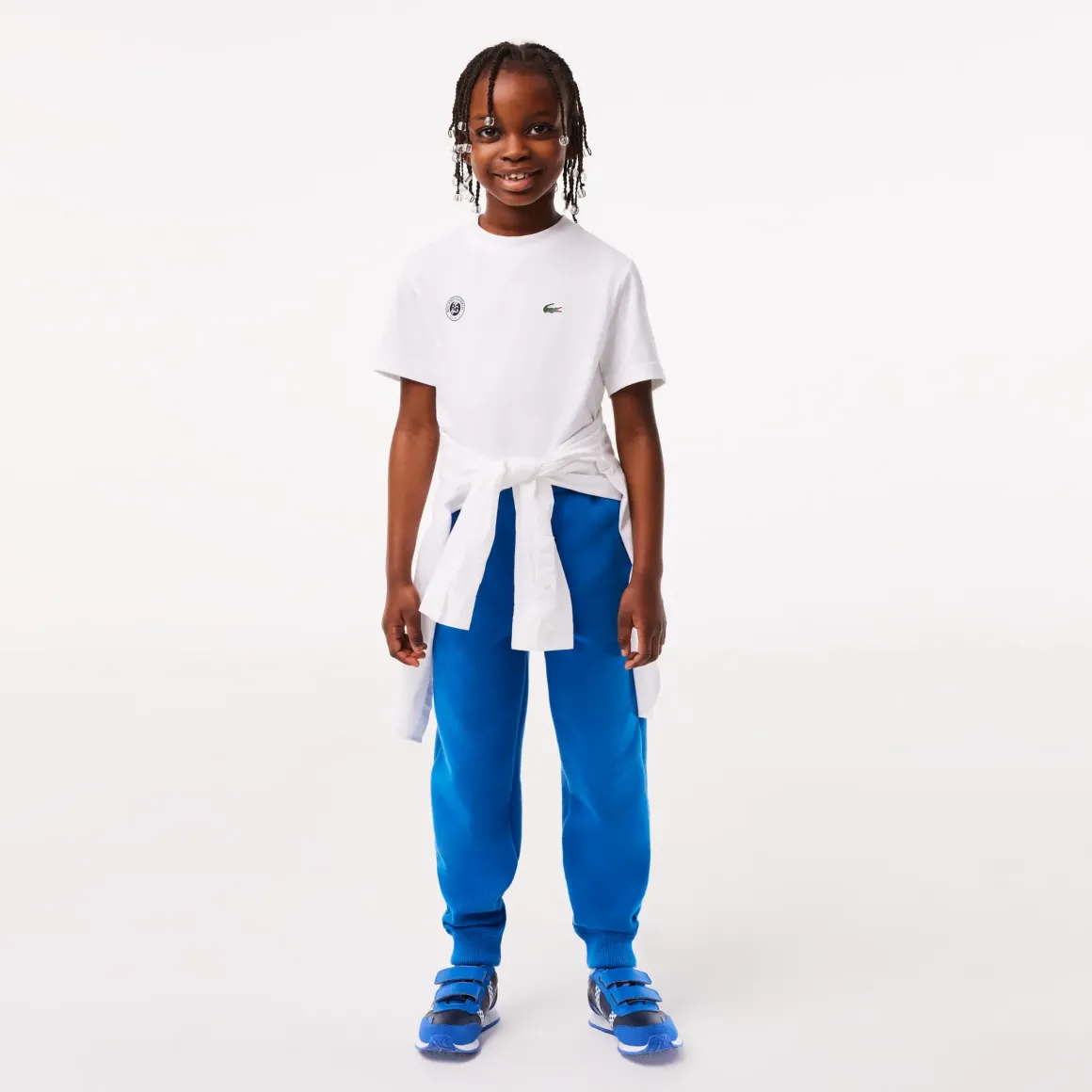 Roland-Garros Girls Outfit|Boys Outfit|Lacoste for kid t-shirt - White