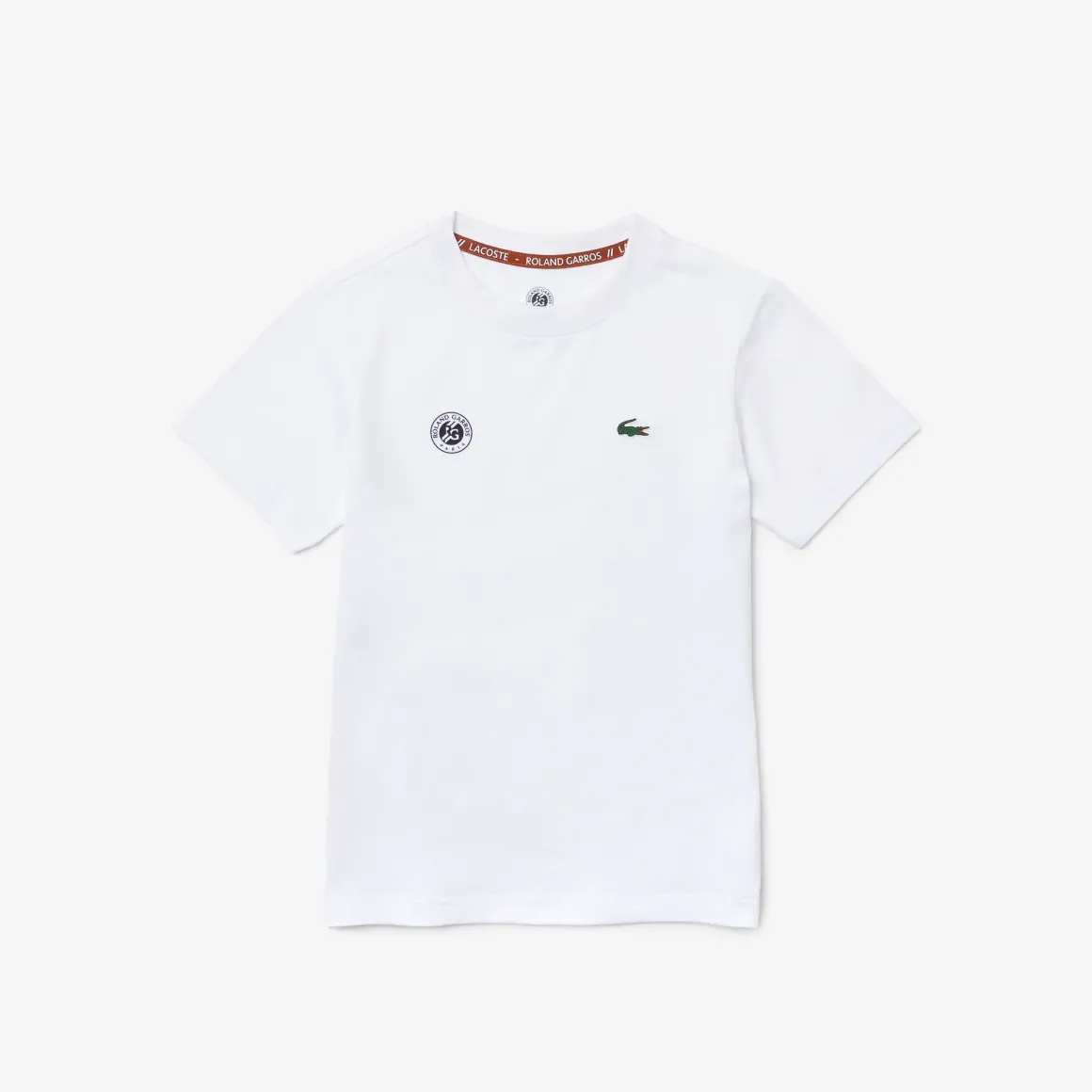 Roland-Garros Girls Outfit|Boys Outfit|Lacoste for kid t-shirt - White